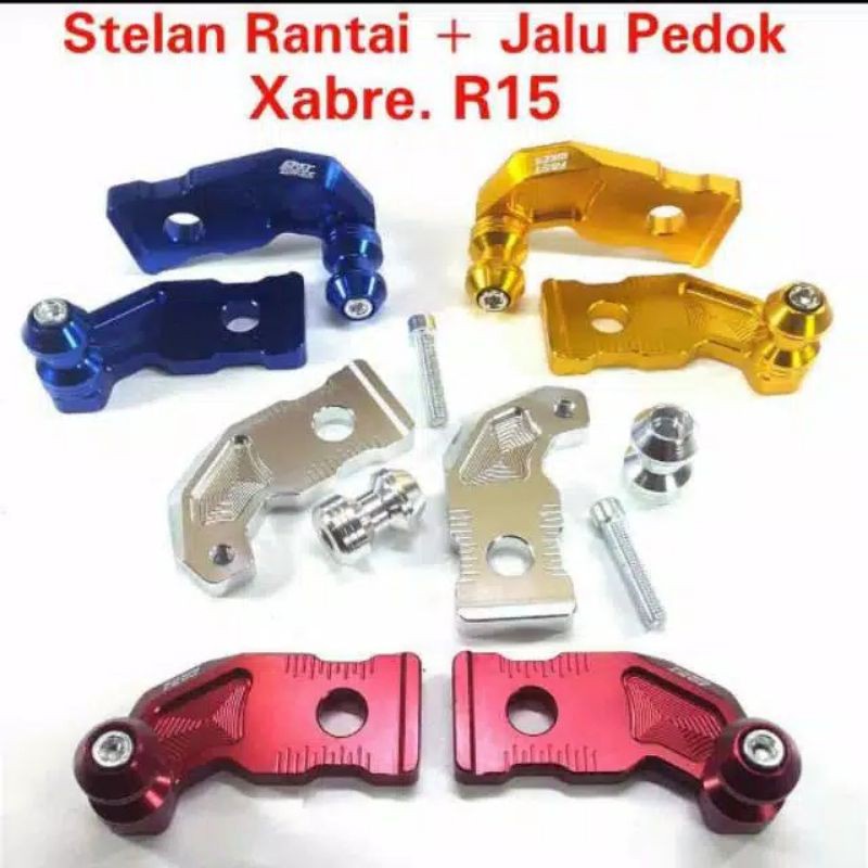 Jalu Pedok Jalu Standar Pedok Full Cnc Cnc Universal R15 v2,R15 v3,Xabre Merk Fast Bikes Original