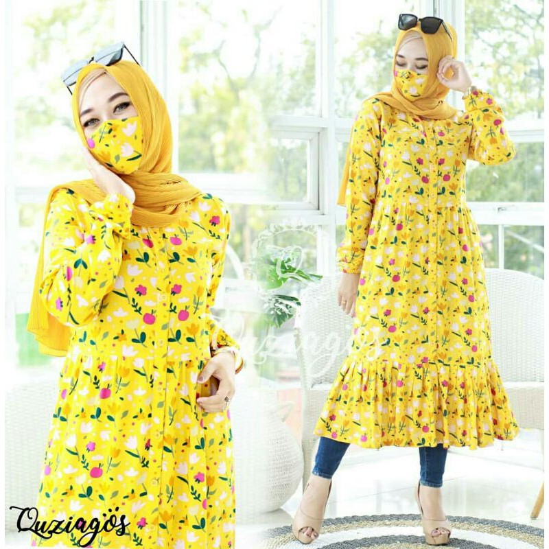 LONG TUNIK BY QUZIAGOS ORIGINAL