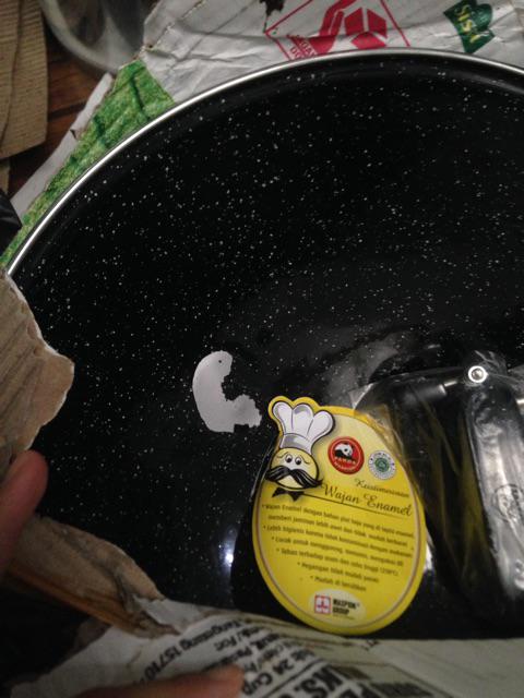 Wajan Royal Wok Enamel 35 Cm/maspion