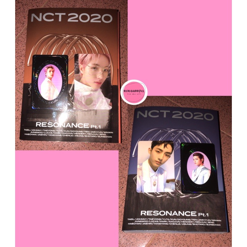UNSEALED ALBUM RESONANCE PART 1 NCT 2020 RENJUN SET WINWIN PHOTOCARD YEARBOOK TAEYONG PAST FUTURE