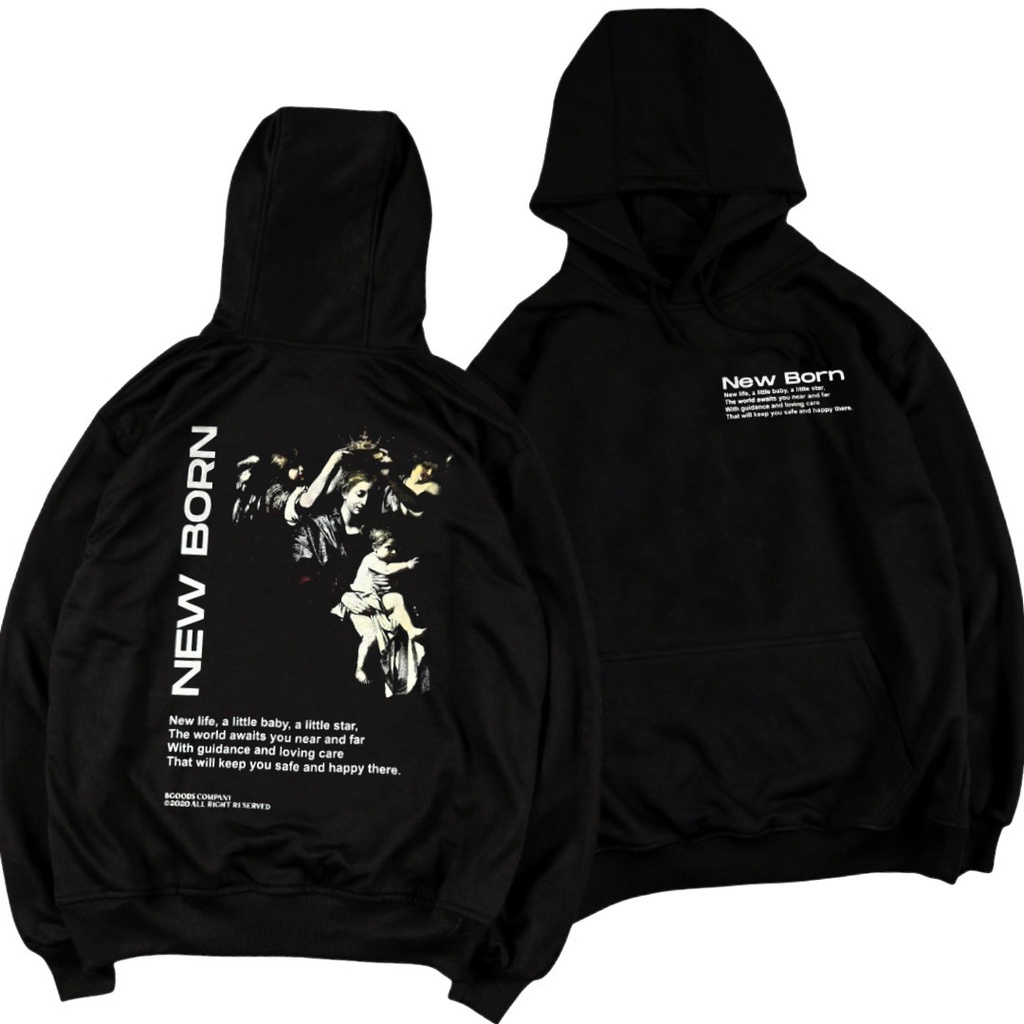 HOODIE PRIA DISTRO HITAM MOTIF PSYCHOPATHS COWOK CEWEK SWEATER HODIE FLEECE M L XL TERBARU