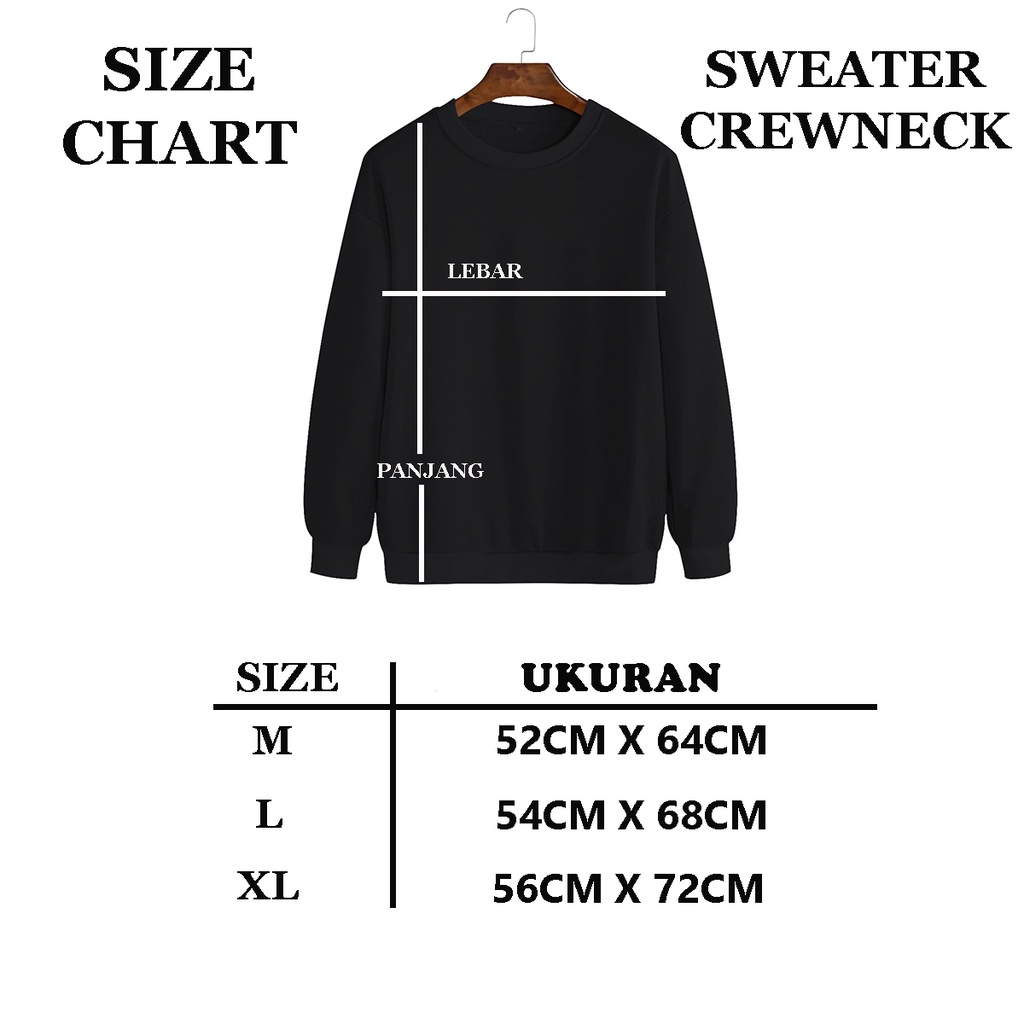 MALVARO-Sweater Crewneck / Crewneck Pria Wanita MV-21