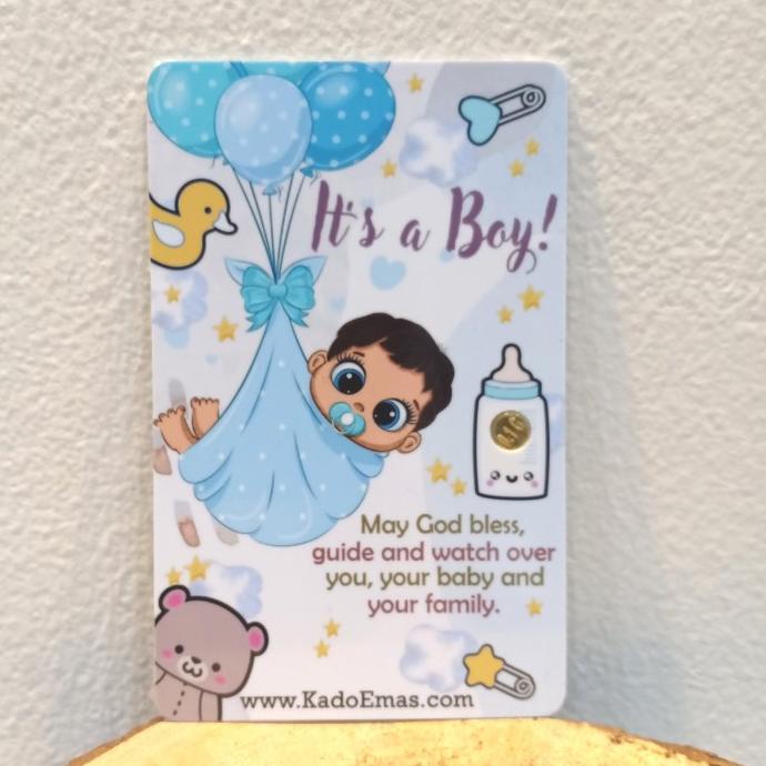 0.1g Baby Boy Emas Mini Gift Series by KE