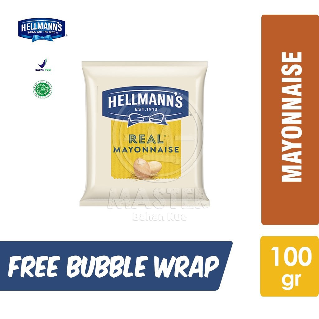 

Hellmann's Real Mayo Mayonnaise [100 gr]