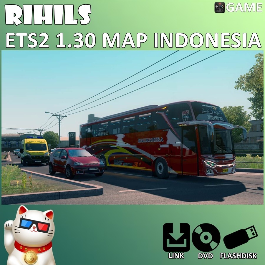ETS2 Indonesia Paket Map MII dan Jawa Game untuk Komputer PC Laptop