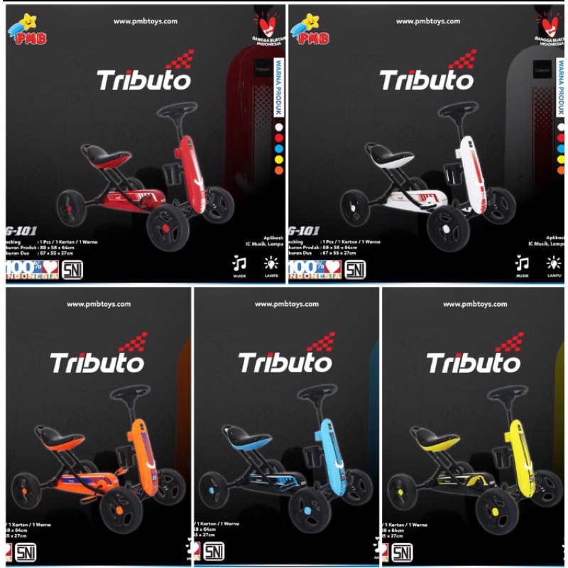 Gokart anak PMb Tributo G-101 (Manual)