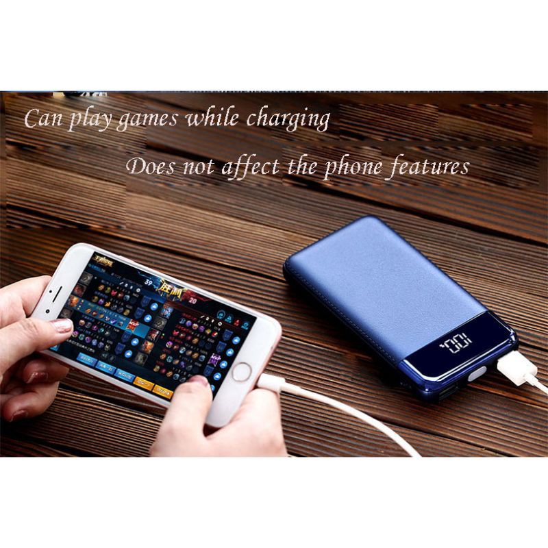 Power Bank Quick Charge 2 Port 20000mAh + LED Flash 