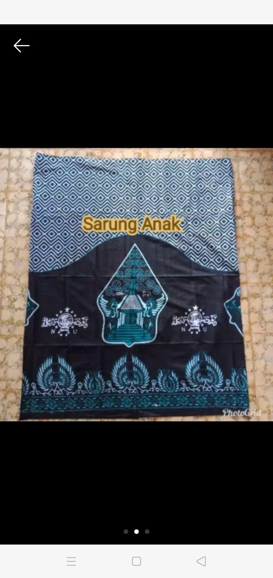 Sarung Batik Anak Nu Gunungan Wayang Nu  Sd Smp Sma Ipnu Ippnu