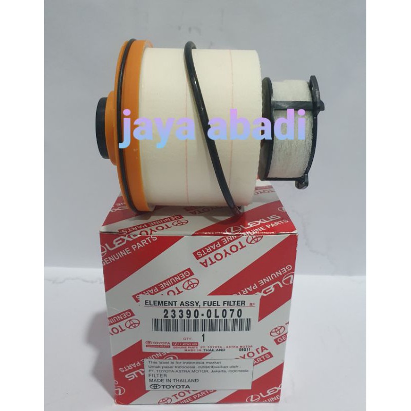 fuel filter filter solar innova reborn inova reborn fortuner 28330-0L070 oem import