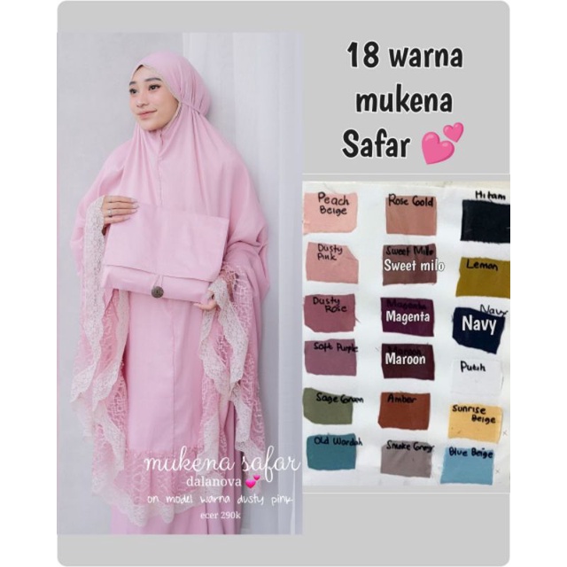 Mukena Safar By Dalanova Mukena terbaru dalanova