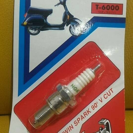 BUSI NGK NINJA SATRIA ORI NGK VESPA BUSI NGK VESPA T6000