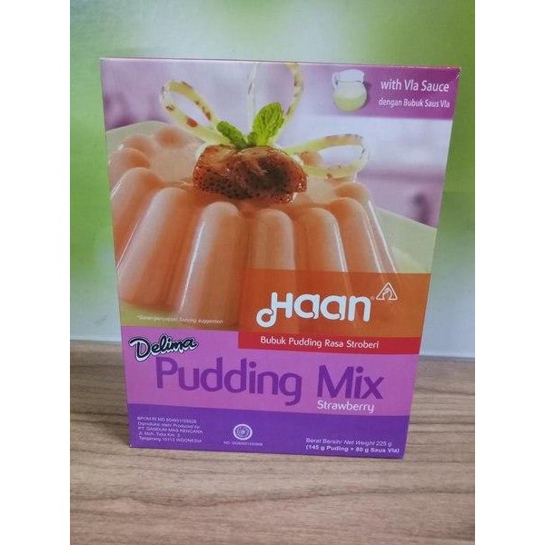 

HAAN DELIMA PUDDING MIX STRAWBERRY 165GR