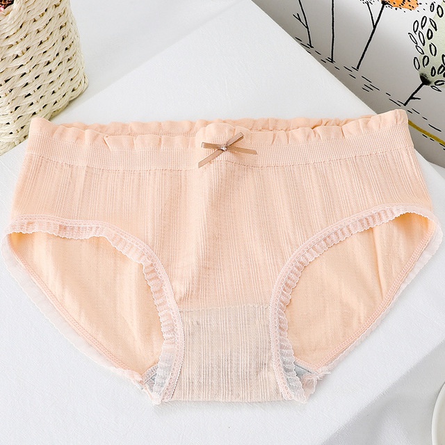 Honesty-138 Celana Dalam Fashion Wanita Undies CD Kolor Bahan Katun Pita Import