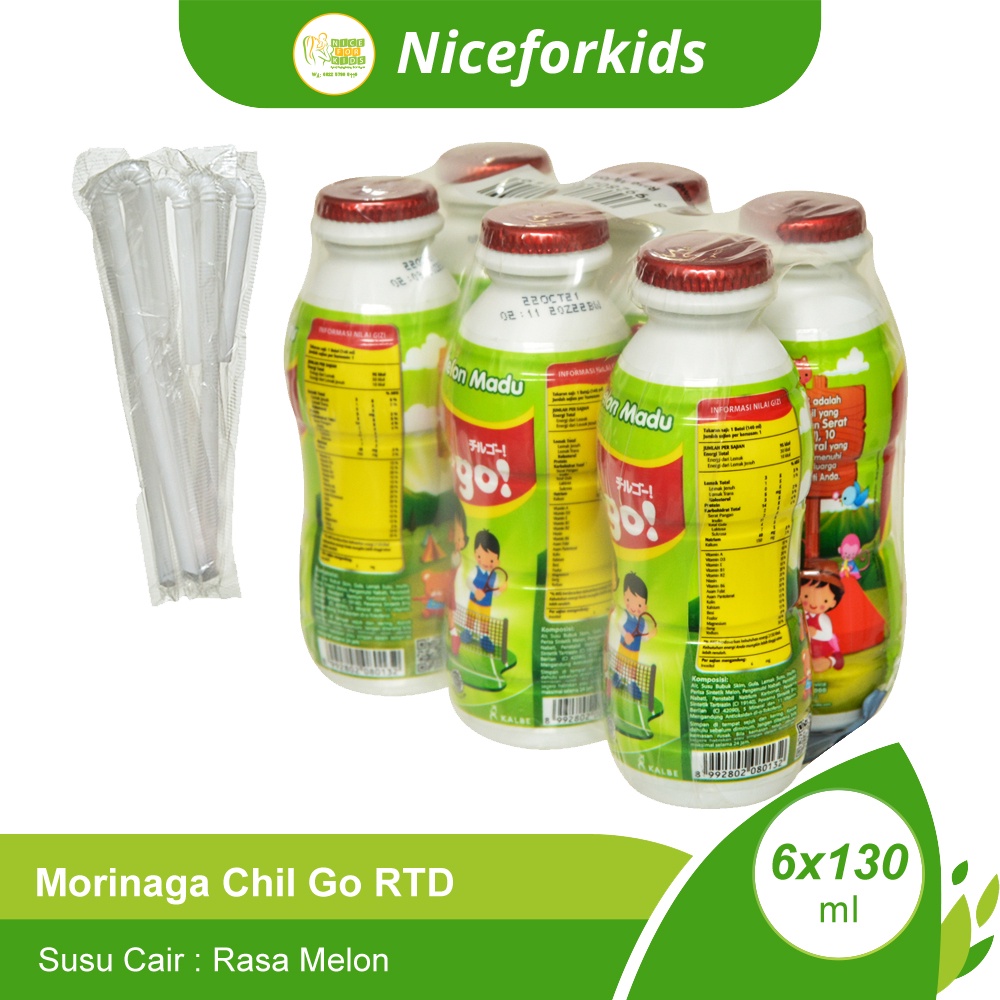 Morinaga Chil Go UHT Kemasan KARTON Isi 6 pack (36botol) / ChilGo RTD Botol Susu Cair / Susu Anak