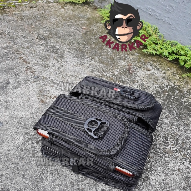 Tas Pinggang Hp Pria Army Tiga Slot Sarung Hp Tactical TNI POLRI