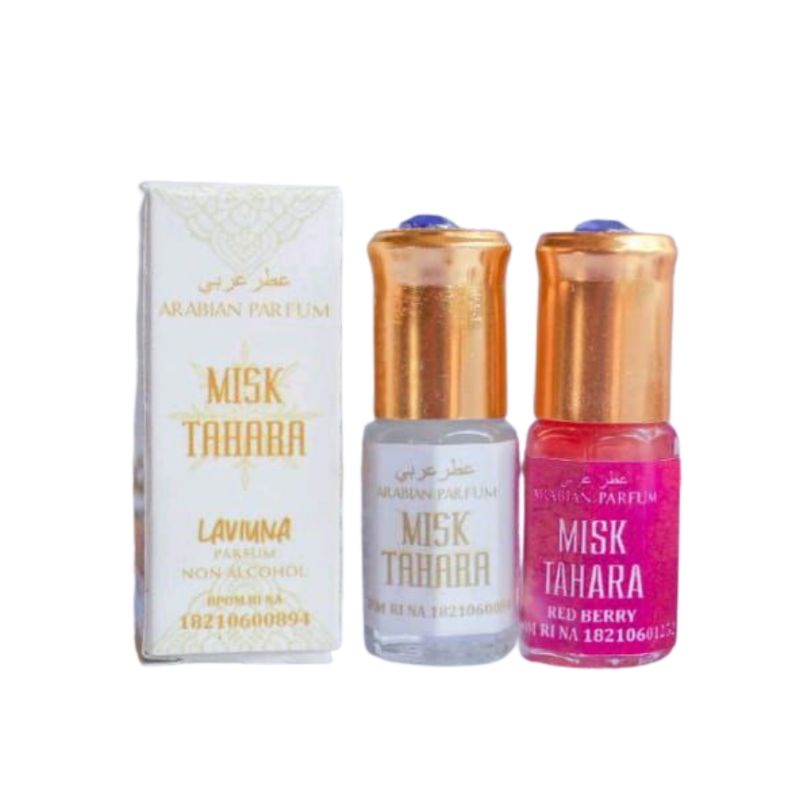 misk tahara original 100% 3 ml /misk tahara non alkohol /misk tahara kasturi /misk tahara awet wangi