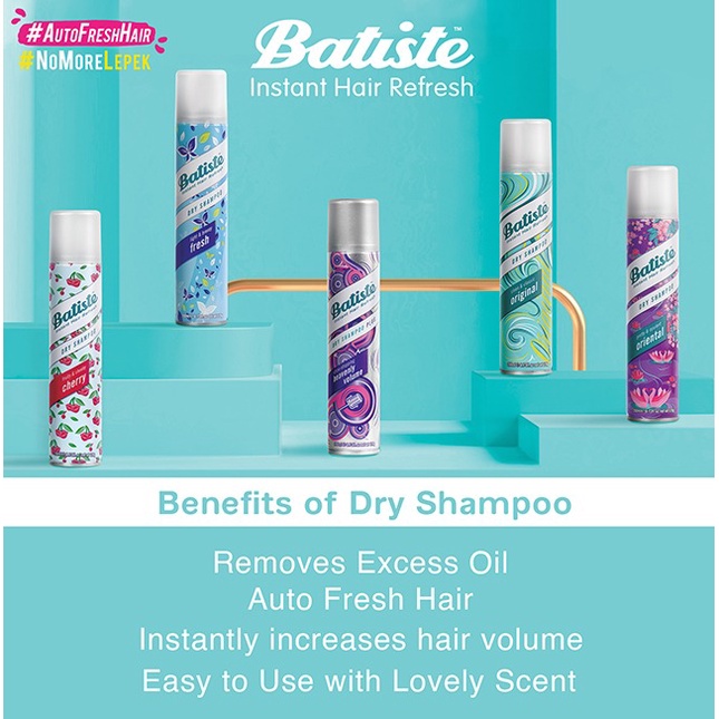 Batiste Instant Hair Refresh Dry Shampoo 200 ml