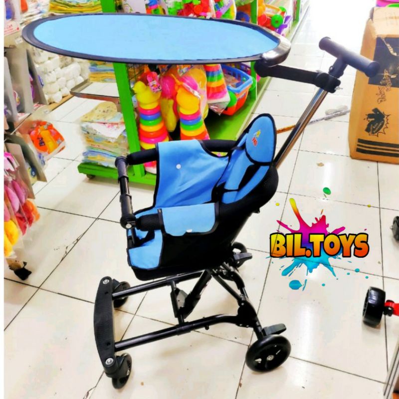 EZZY STROLLER EZ-02 KERETA DORONG ANAK PLIPAT PRAKTIS ADA KANOPI PMB EZ02 STROLLER ANAK BALITA