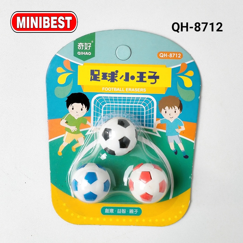 Minibest Set Penghapus Setip Roket dan Astronot - Fancy Eraser Space Rocket - Food Erasers - Pengahpus BOLA