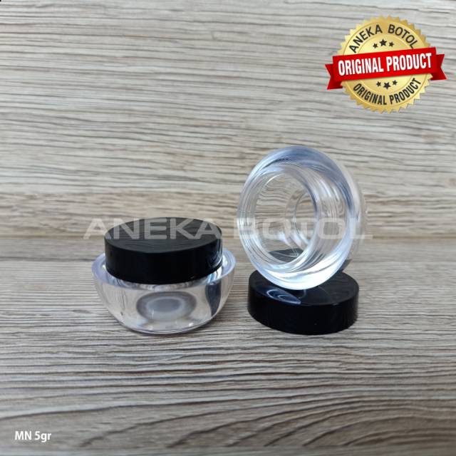 POT CREAM ACRYLIC 5 GRAM HITAM BENING / POT MN / POT IMPORT MURAH