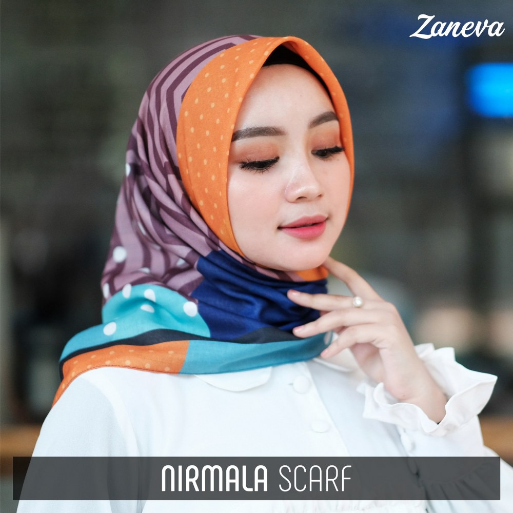 Scarf by Zaneva Hijab l FREE HIJAB POLOS