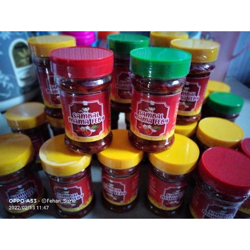 

SAMBAL ULEG BABY CUMI, SAMBAL TERI, SAMBAL PETE, SAMBAL TRASI ORI , DLL (150 grm )