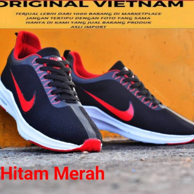 Sneaker Pria Batam ELIZA Darlene Casually Sneakers Merah Hitam Biru Bernapas New