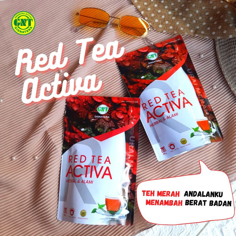 

paket 2 pcs Red Tea Activa Celup Teh Prenium | Red Tea Aktiva | Teh Kesehatan