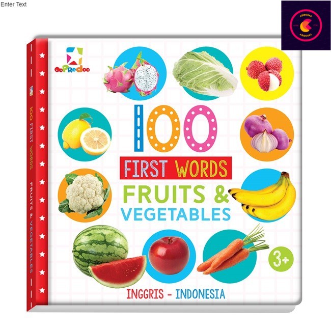 Opredo 100 First Words : Fruits and Vegetables