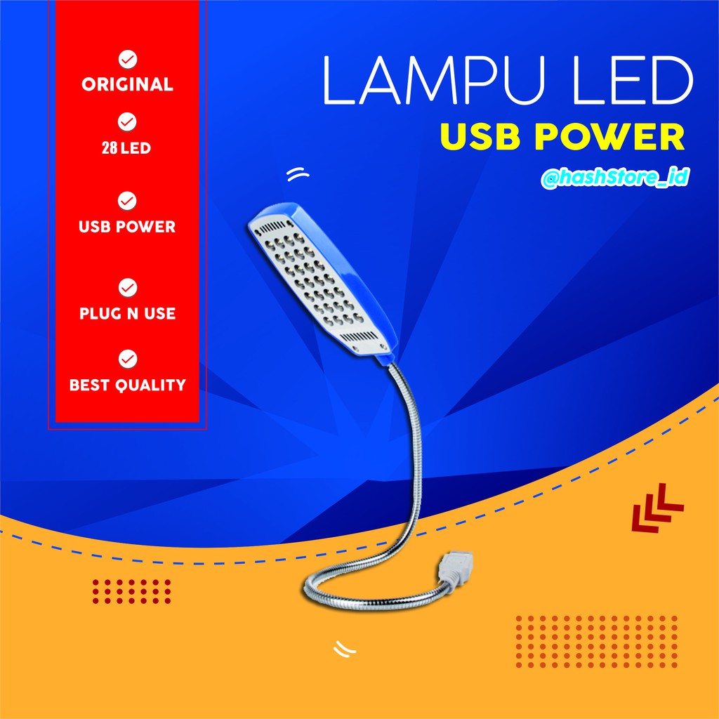 Lampu LED USB Portable Daya 5V