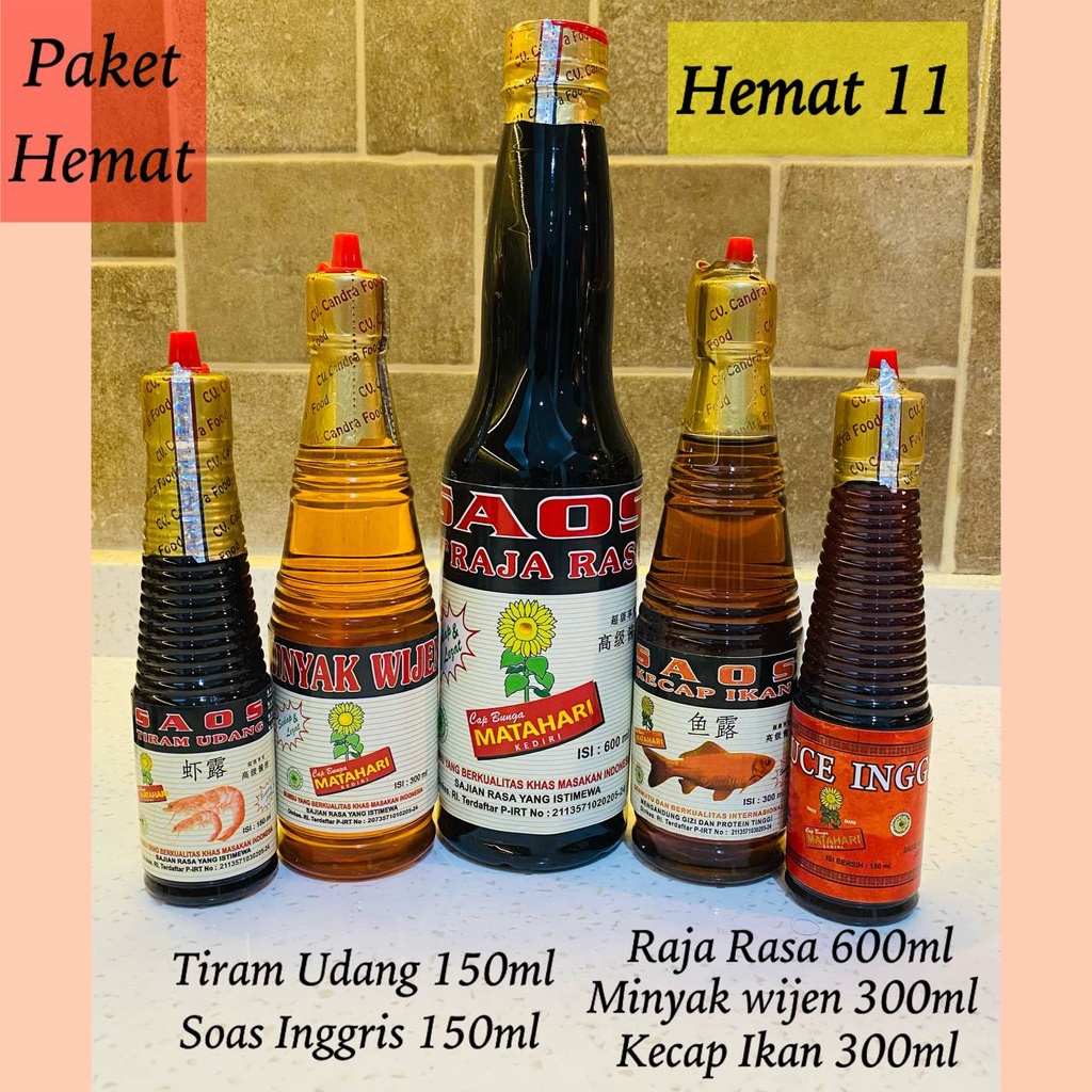 

PAKET HEMAT 11 | HALAL | CAP BUNGA MATAHARI