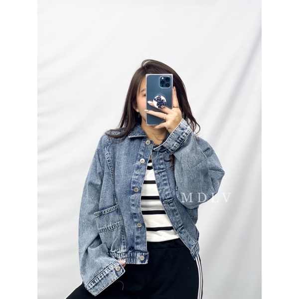 Jaket Jeans  Jaket Jeans Karet Pinggang Premium Jaket Jeans Import Good Quality Women Jeans Jaket Fashion Import