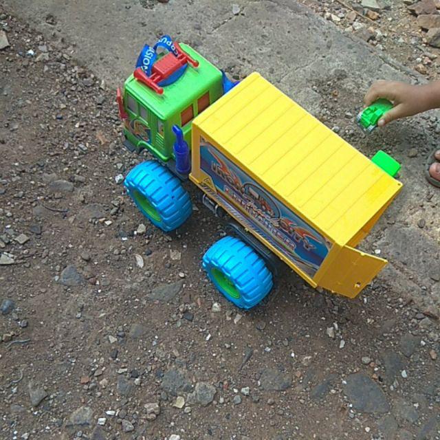 Mainan Anak Mobil Truck Molen Truk Semen Friction Murah 