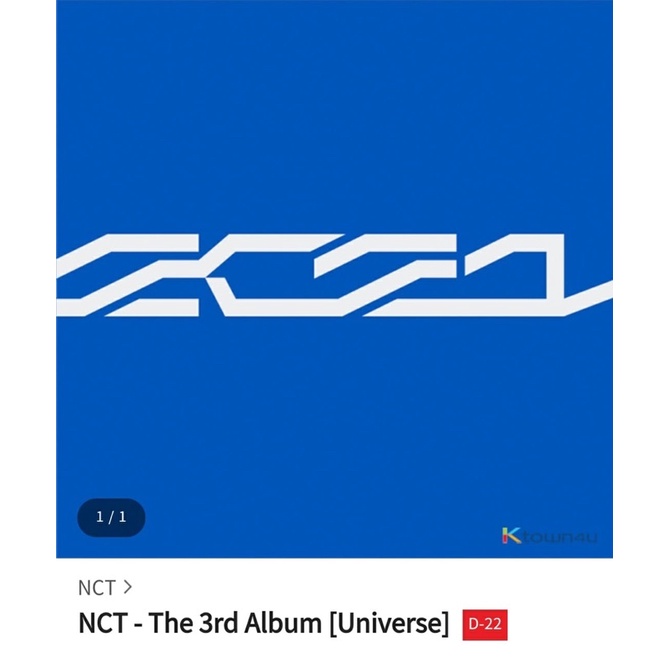 OPEN PO ALBUM UNIVERSE NCT 2021