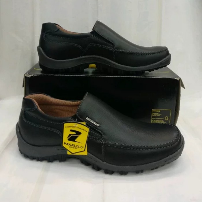 sepatu kulit pakalolo N08815 hitam.asli pakalolo