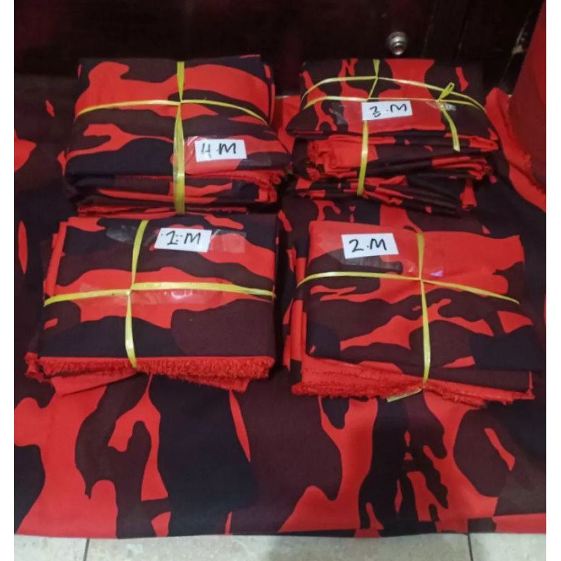 kain loreng pemuda Pancasila/pp, permeter