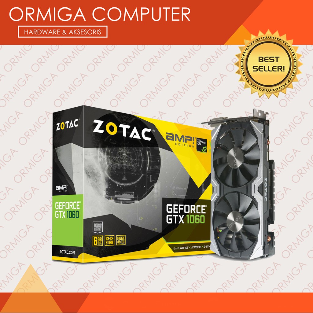 VGA ZOTAC GeForce GTX 1060 6GB AMP Edition Second
