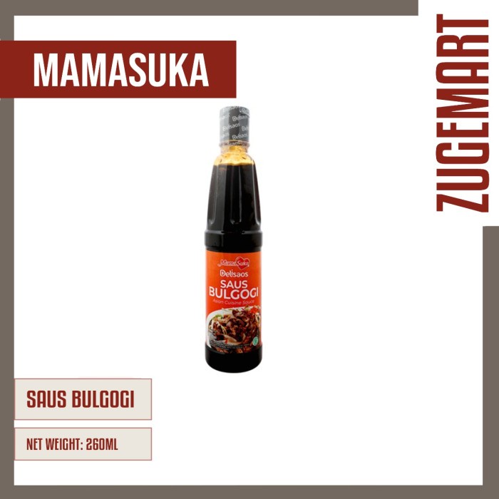 

Mama Suka MamaSuka Delisaos Saus Bulgogi Saus Tumisan 260 gr