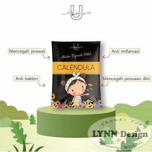 [Beli 5 Free GIFT] UMASKERIN Masker Organik Petal 10GR