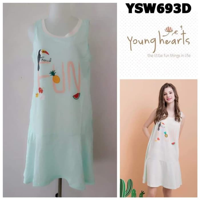SRJ - Dress daster 693D Baju tidur Young Hearts
