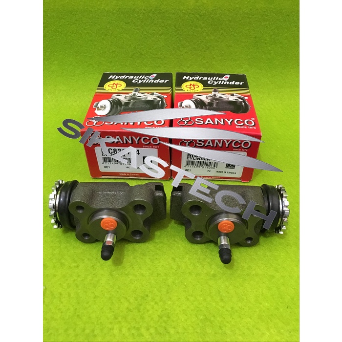 SET FRONT WHEEL BRAKE CYLINDER MASTER REM TROMOL RODA DEPAN KANAN DAN KIRI MITSUBISHI COLT DIESEL 12