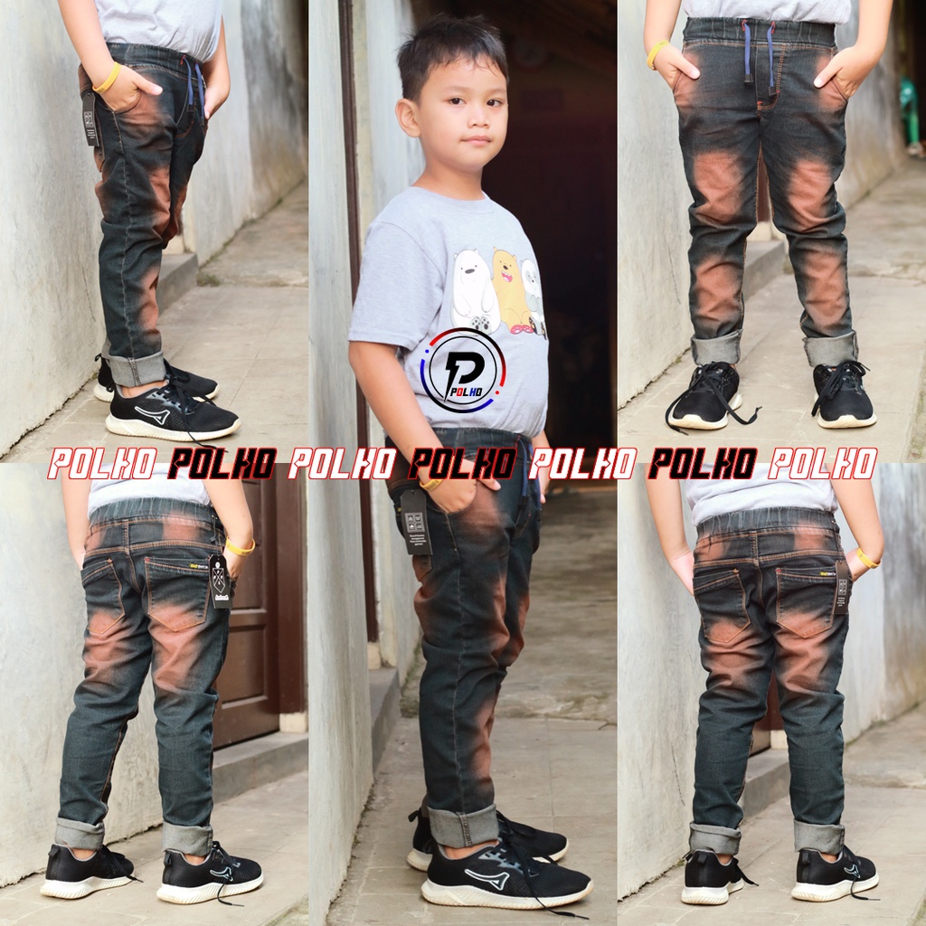 Celana Anak Jeans Panjang Usia 1-12 Tahun BY POLHO DENIM