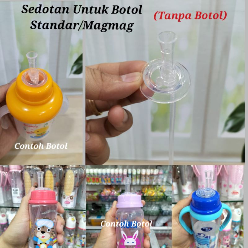 Sedotan Untuk Botol Standar(Tanpa Botol) BPA Free/Bisa botol 240ml/120Ml