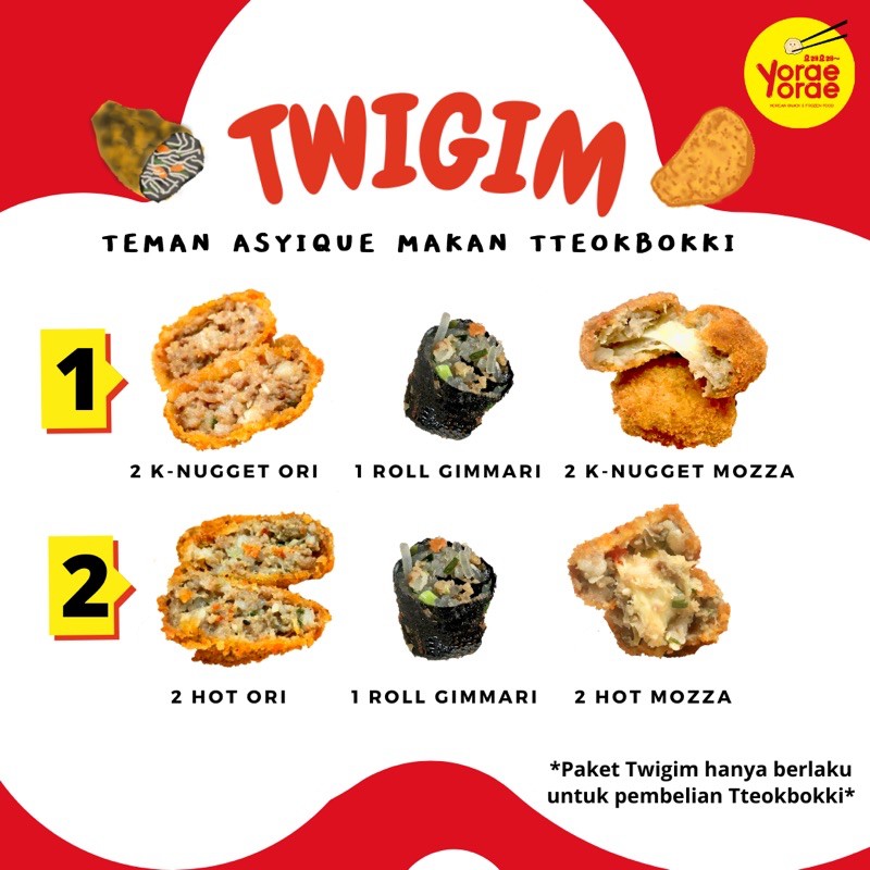 

TWIGIM (Gorengan pendamping tteokbokki) [Cemilan/Sidedish]