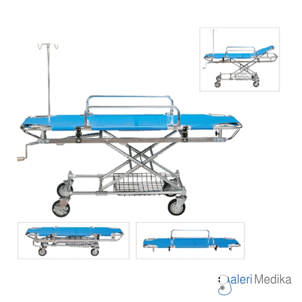 Brankar / Ranjang Darurat GEA YQC 2L / YQC-2L / YQC2L Emergency Bed