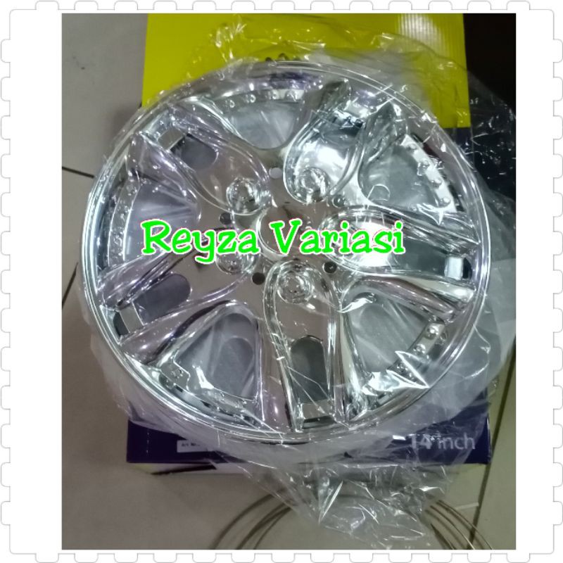 Dop Velg / Cover Roda Ring 14" Chrome