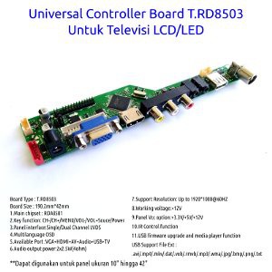 Paket Standard   Universal Controller Board untuk LCD LED TV