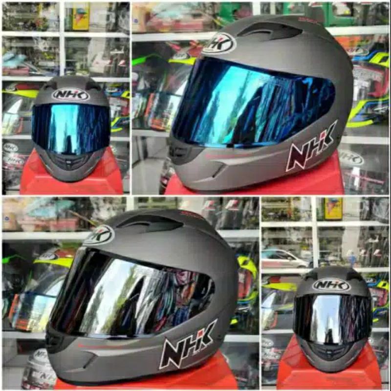 [COD] Distributor KACA Visor Flat NHK GP 1000 - Iridium Silver Blue Gold Darksmoke Dark Clear Bening