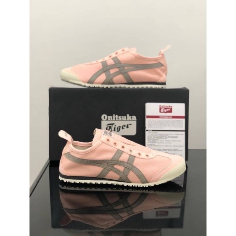 Sepatu Onitsuka Tiger Mexico 66 Slip On Ping Grey
