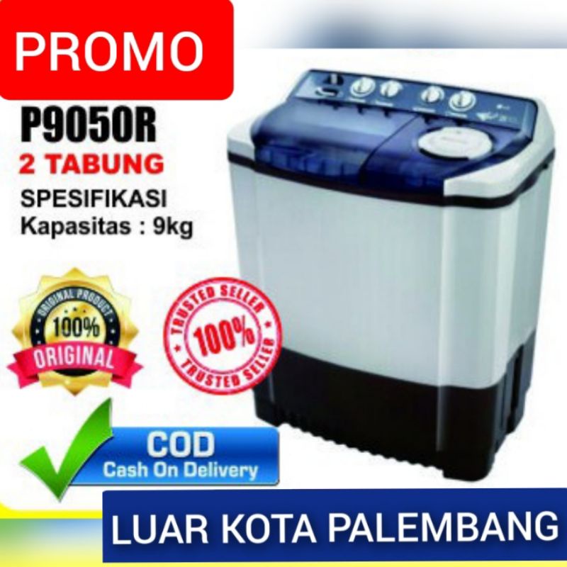 KHUSUS LUAR PALEMBANG MESIN CUCI 2 TABUNG LG P9050RTB P 9050 R 9KG 9 KG